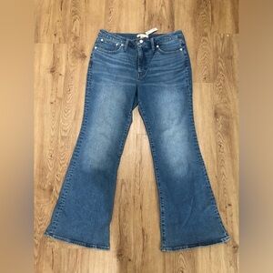 NWT Madewell Petite Skinny Flare Jean